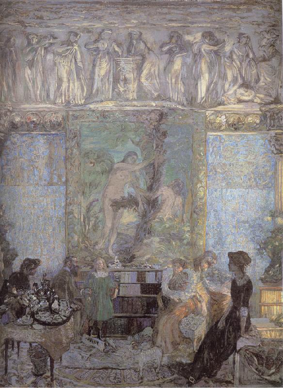 Edouard Vuillard Library Germany oil painting art